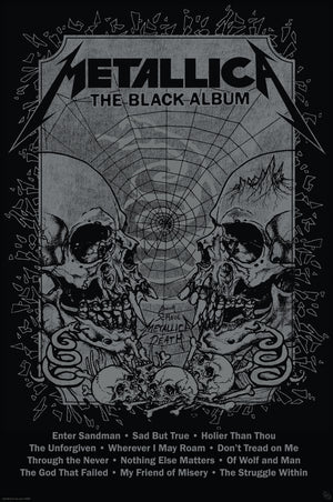 Poster Metallica Black Album 61x91 5cm Abystyle GBYDCO433 | Yourdecoration.at