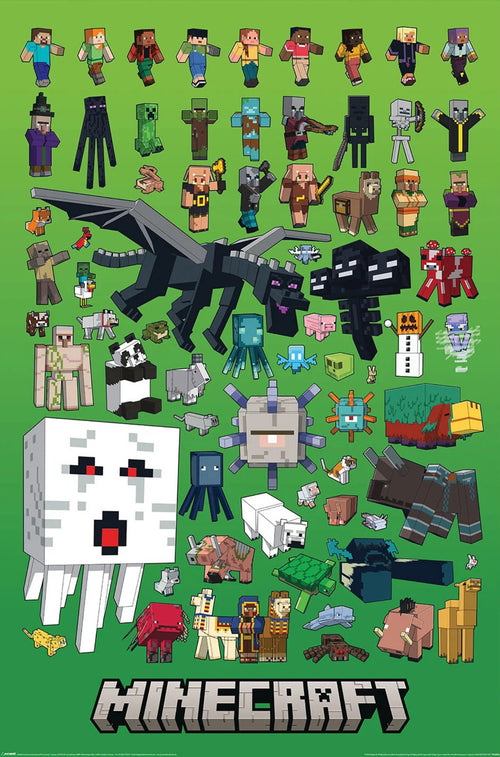 Poster Minecraft Character Montage 61x91 5cm PP2402264 | Yourdecoration.at