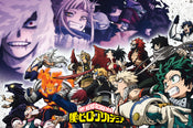 Poster My Hero Academia Heroes Vs Vilains 91 5x61cm Abystyle GBYDCO616 | Yourdecoration.at