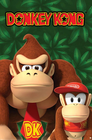 Poster Nintendo Donkey Kong And Diddy Kong 61x91 5cm PP2402574 | Yourdecoration.at