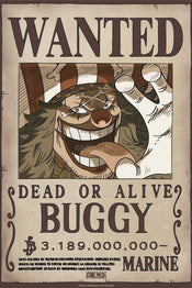 Poster One Piece Wanted Buggy Wano 38x52cm GBYDCO641 | Yourdecoration.at