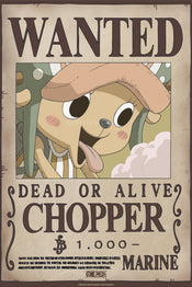 Poster One Piece Wanted Chopper Wano 38x52cm Abystyle GBYDCO647 | Yourdecoration.at