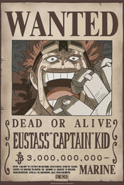Poster One Piece Wanted Kid Wano 38x52cm GBYDCO638 | Yourdecoration.at