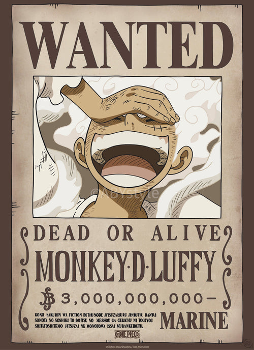 Poster One Piece Wanted Luffy Wano 38x52cm GBYDCO622 | Yourdecoration.at