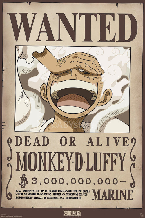 Poster One Piece Wanted Luffy Wano 61x91 5cm Abystyle GBYDCO617 | Yourdecoration.at