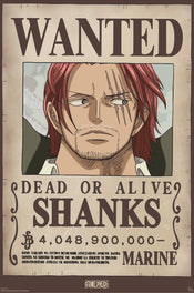 Poster One Piece Wanted Shanks Wano 38x52cm GBYDCO654 | Yourdecoration.at