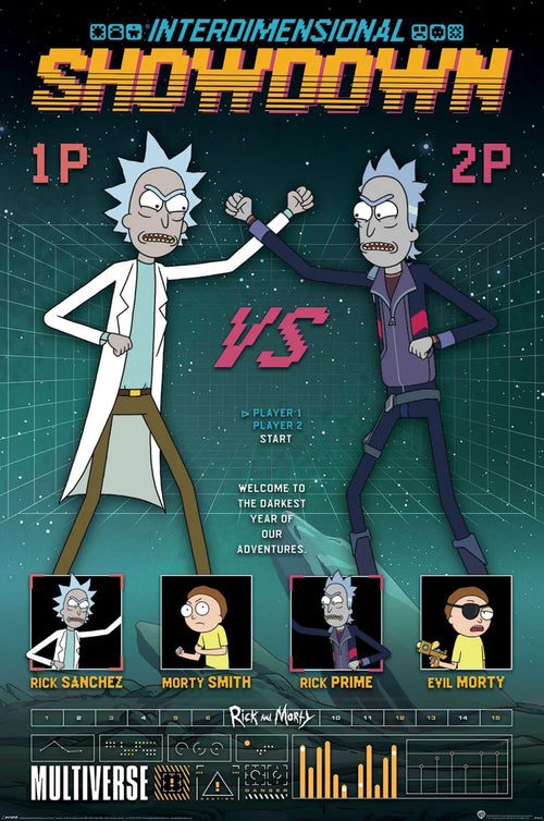 Poster Rick And Morty Showdown 61x91 5cm PP35425 | Yourdecoration.at