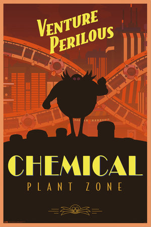 Poster Sonic The Hedgehog Venture Perilous Chemical Plant Zone 61x91 5cm Grupo Erik GPE5809 | Yourdecoration.at