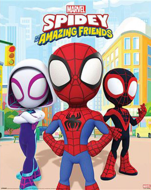 Poster Spidey And his Amazing Friends Power Of 3 40x50cm Pyramid MPP50802 | Yourdecoration.at