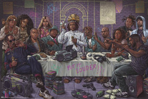 Poster-The-Last-Supper-Of-Hip-Hop-91-5x61cm-Grupo-Erik-GPE5911 | Yourdecoration.at