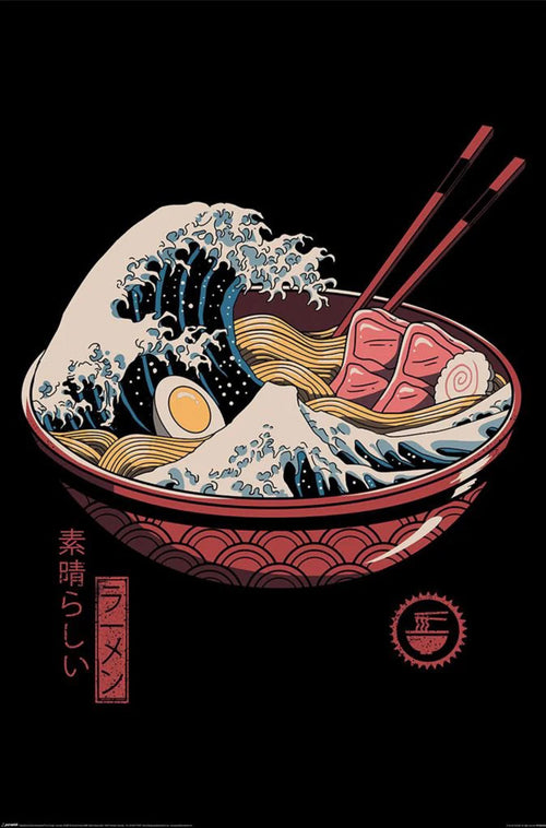 Poster Vincent Trinidad Great Ramen Wave 61x91 5cm PP2403662 | Yourdecoration.at