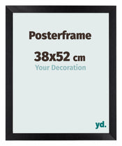 Posterrahmen 38x52 Schwarz Matt MDF Parma Messe | Yourdecoration.at