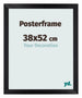 Posterrahmen 38x52 Schwarz Matt MDF Parma Messe | Yourdecoration.at