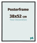 Posterrahmen 38x52cm Schwarz Matt Kunststoff Paris Messe | Yourdecoration.at