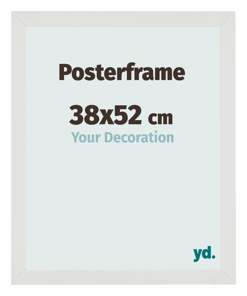 Posterrahmen 38x52cm Weiss Matt MDF Parma Messe | Yourdecoration.at