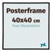 Posterrahmen 40x40cm Schwarz Matt Kunststoff Paris Messe | Yourdecoration.at