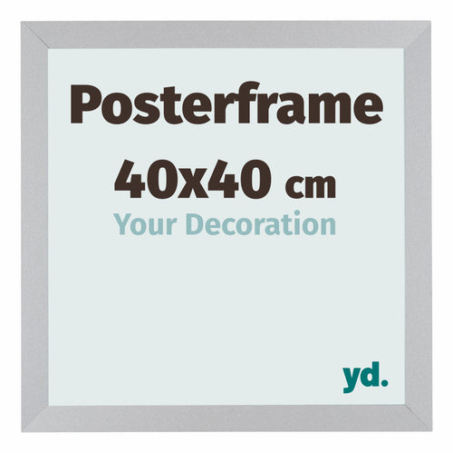 Posterrahmen 40x40cm Silber MDF Parma Messe | Yourdecoration.at