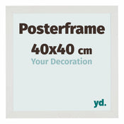 Posterrahmen 40x40cm Weiss Matt MDF Parma Messe | Yourdecoration.at