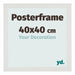 Posterrahmen 40x40cm Weiss Matt MDF Parma Messe | Yourdecoration.at