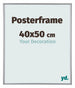 Posterrahmen 40x50cm Silber Kunststoff Paris Messe | Yourdecoration.at