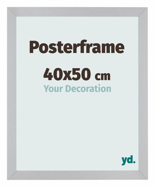 Posterrahmen 40x50cm Silber MDF Parma Messe | Yourdecoration.at