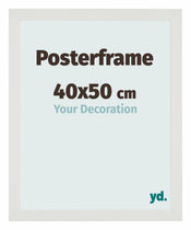 Posterrahmen 40x50cm Weiss Matt MDF Parma Messe | Yourdecoration.at