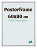 Posterrahmen 60x80cm Silber Kunststoff Paris Messe | Yourdecoration.at