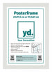 Posterrahmen 61x91,5cm Weiss MDF Vorne Inlay | Yourdecoration.at