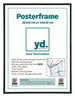 Posterrahmen Kunststoff 30x40cm Schwarz Matt Vorne Messe | Yourdecoration.at