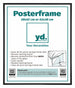 Posterrahmen Kunststoff 38x52cm Schwarz Matt Vorne Messe | Yourdecoration.at