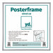 Posterrahmen Kunststoff 40x40cm Silber Vorne Messe | Yourdecoration.at