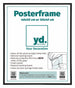 Posterrahmen Kunststoff 40x50cm Schwarz Matt Vorne Messe | Yourdecoration.at