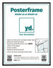 Posterrahmen Kunststoff 60x80cm Schwarz Matt Vorne Messe | Yourdecoration.at