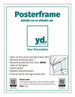 Posterrahmen Kunststoff 60x80cm Weiss Hochglanz Vorne Messe | Yourdecoration.at