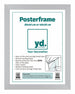 Posterrahmen MDF 30x40cm Matt Silber Vorne Messe | Yourdecoration.at