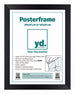 Posterrahmen MDF 30x40cm Schwarz Matt Vorne Messe | Yourdecoration.at