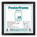 Posterrahmen MDF 40x40cm Schwarz Matt Vorne Messe | Yourdecoration.at