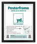 Posterrahmen MDF 40x50cm Schwarz Matt Vorne Messe | Yourdecoration.at