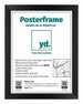 Posterrahmen MDF 60x80 Schwarz Matt Vorne Messe | Yourdecoration.at