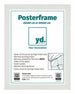 Posterrahmen MDF 60x80 Weiss Matt Vorne Messe | Yourdecoration.at