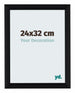 Tucson Aluminium Bilderrahmen 24x32cm Schwarz Geburstet Vorne Messe | Yourdecoration.at