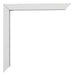 Virginia Aluminium Bilderrahmen 18x24cm Weiss Ecke | Yourdecoration.at