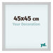 Virginia Aluminium Bilderrahmen 45x45cm Weiss Vorne Messe | Yourdecoration.at