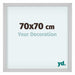 Virginia Aluminium Bilderrahmen 70x70cm Weiss Vorne Messe | Yourdecoration.at