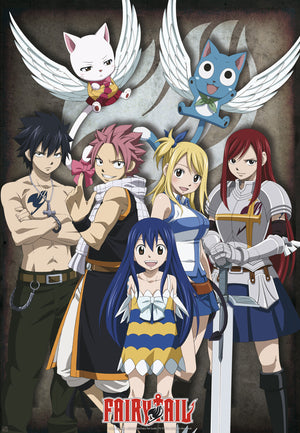 Fairy Tail Group Poster 61X91 5cm | Yourdecoration.de