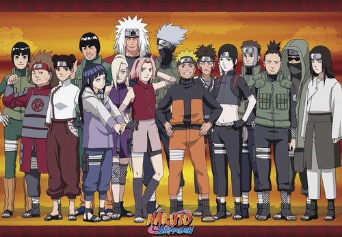 Naruto Shippuden Konoha Ninjas Poster 91 5X61cm | Yourdecoration.de