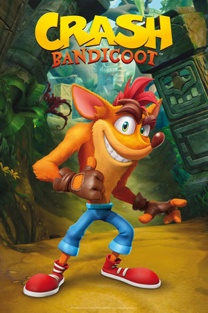 Crash Bandicoot Classic Crash Poster 61X91 5cm | Yourdecoration.de