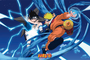 Naruto Naruto And Sasuke Poster 91 5X61cm | Yourdecoration.de