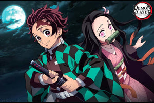 ABYstyle Demon Slayer Tanjiro & Nezuko Poster 91,5x61cm | Yourdecoration.at