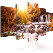 Artgeist Autumns Valley Canvas Leinwandbilder 5-teilig | Yourdecoration.at